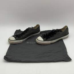 Converse Mens Black Gray Low Top Lace Up Sneaker Shoes Size 7 with Dust Bag alternative image
