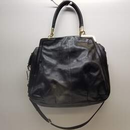 COACH F1276-21276 Limited Edition Amelia Black Leather Shoulder Tote Bag alternative image