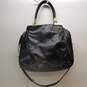 COACH F1276-21276 Limited Edition Amelia Black Leather Shoulder Tote Bag image number 2