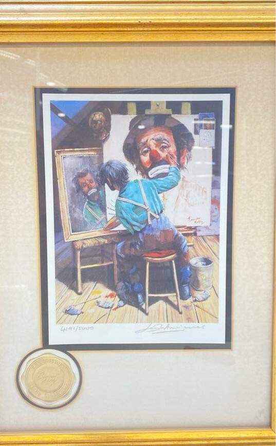 Emmett Kelly Original Circus Collection Self Portrait by Barry Leighton Jones image number 5