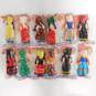 Vintage Nationality Dolls w/ Sleeping Eyes 6 Inch Made In Hong Kong Lot of 12 image number 2