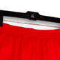 Womens Pink Elastic Waist Pockets Pull-On Athletic Shorts Size Medium image number 4