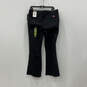 NWT Womens Black Stretch Slim Fit Bootcut Leg Twill Ankle Pants Size 12 image number 2