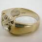 Vintage 14K White Gold 0.32 CTTW Diamond Artisan Ring 6.7g image number 5