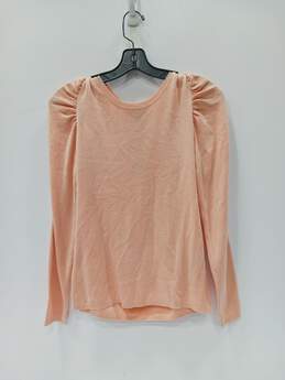 Catherine Malandrino Women's Peach LS Crewneck Sweater Size S NWT