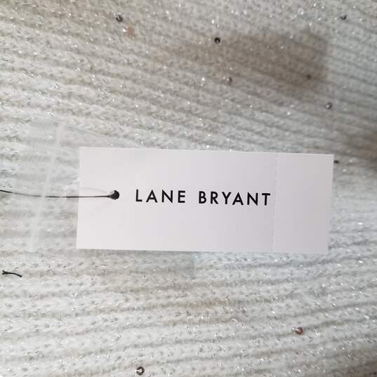 Lane Bryant Women Grey Glitter Cardigan 26/28 image number 5