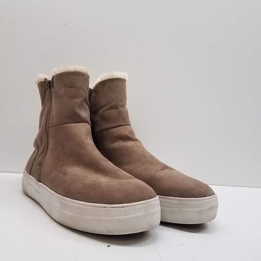 Mia Faux Fur Lined Sneaker Boots Beige 10 image number 3
