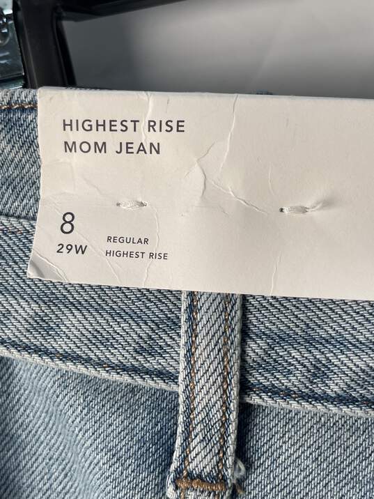 American Eagle Womens High Rise Mom Jeans 8/29 image number 1