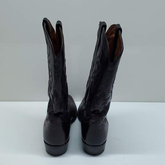 Dan Post Leather Cowboy Boots Size 10 image number 4
