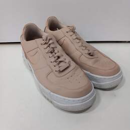 Nike Women's CK6649-200 Particle Beige Air Force 1 Low Pixel Sneakers Size 8.5