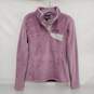 Patagonia WM's Pink Fleece Polartec Thermal Insulated Snap Button Pullover Size SM image number 4