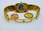 Ladies Bulova Accutron Gold Tone Roman Numeral 7 Jewels Swiss Watch 61.8g image number 5
