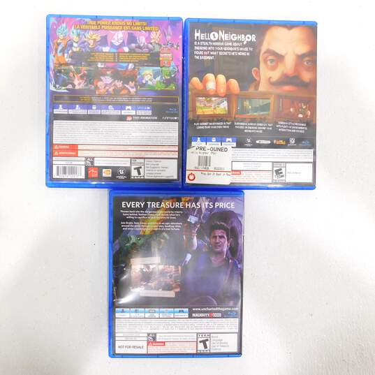 Lot Of 10 PS4 Games Uncharted 4 image number 3