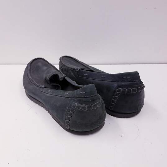John Varvatos Black Leather Loafers Shoes Men's Size 12 M image number 4