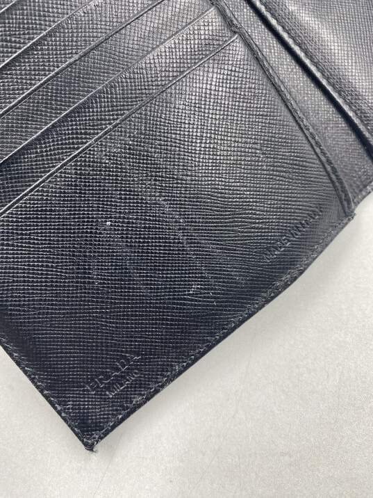 Authentic Prada Nylon Black Wallet image number 4