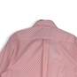 Lands' End Mens Pink White Traditional Fit Long Sleeve Button-Up Shirt Size L image number 4