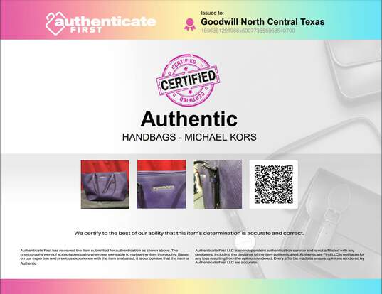 Michael Kors Authenticated Leather Handbag
