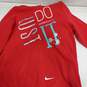 Nike "Just Do It" Red Pullover Hoodie Women's Size L image number 5