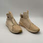 Womens Fierce Kurim 189866 03 Beige Leather Slip-On Sneaker Shoes Size 10 image number 2