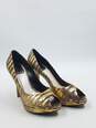 Authentic DIOR Gold Python Pump W 6.5 image number 3