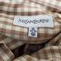 Yves Saint Laurent Men's Tan Button Up Cotton Long Sleeve Size 15 32/33 w/COA image number 4