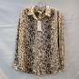Joie Lidelle C Leopard Print Button Up Blouse Top NWT Size S image number 1