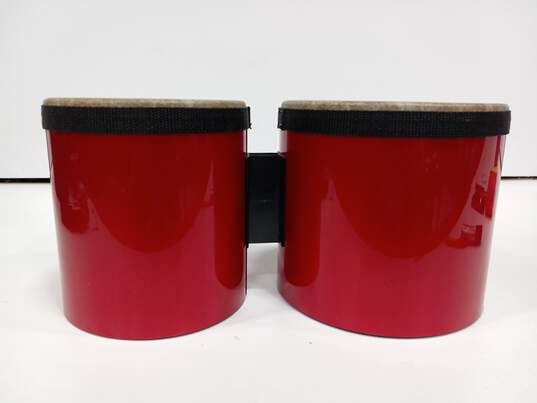 Pair of Remo Red Bongos image number 4
