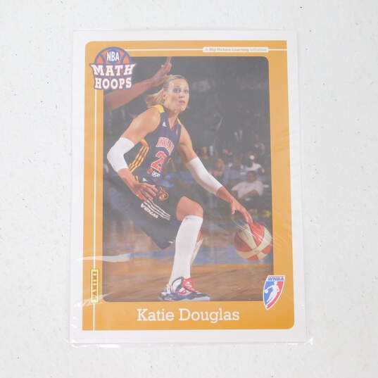 2012 Katie Douglas Panini Math Hoops 5x7 Basketball Card Indiana Fever image number 1