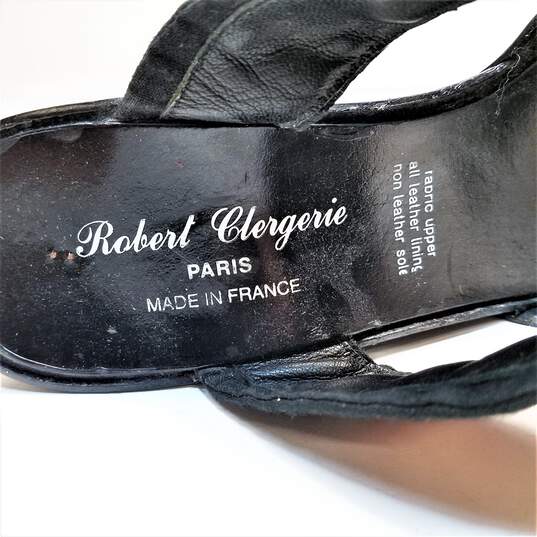 Robert Clergerie Paris Women Wedges Black Size 8 image number 8