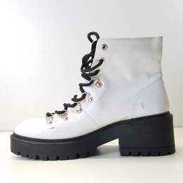 Skechers Women's Lug-Sole Boots White/Black Size 5.5 alternative image