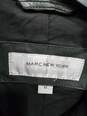 Andrew Marc Black Leather Motorcycle Jacket Women's Size M image number 3
