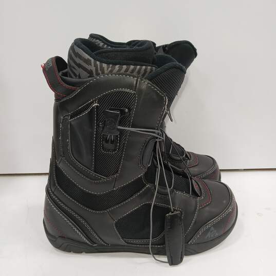 Salomon K2 Men's Black Snowboarding Boots Size 8.5 image number 4
