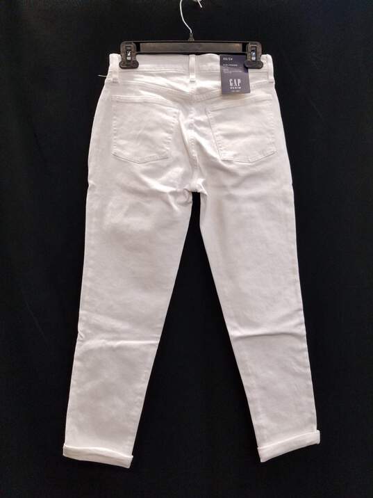 Gap Women's White Pants Size 00 / 24 NWT image number 2