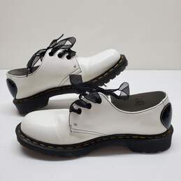 Dr. Martens 1460 HEARTS White Smooth Patent Oxford Shoes Size 9