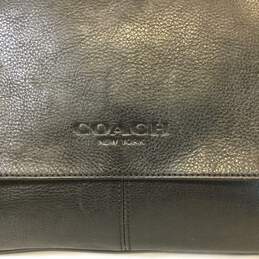 Coach Leather Sullivan Flap Messenger Bag Black alternative image