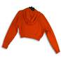 Lululemon Womens Scuba Orange Long Sleeve Cropped Full Zip Hoodie Size 10 image number 2