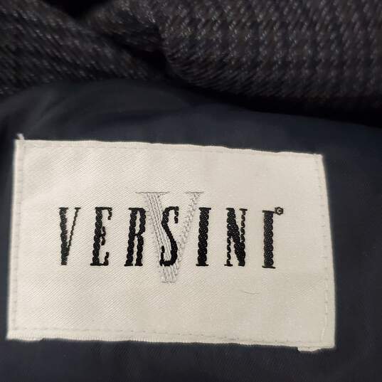 Versini Men Blue/Grey Check Blazer 40 Short image number 3