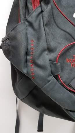 The North Face Groundwork Backpack - Grey/Red alternative image