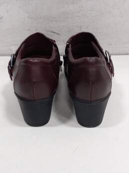 Clarks Women's Burgundy Genette Ankle Boots Size 7M alternative image
