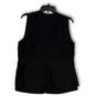 NWT Womens Black Sleeveless V-Neck Twisted Pullover Tank Top Size XL image number 2