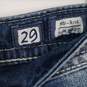 Womens Slim Fit Mid Rise Denim 5 Pocket Design Bootcut Leg Jeans Size 29 image number 4