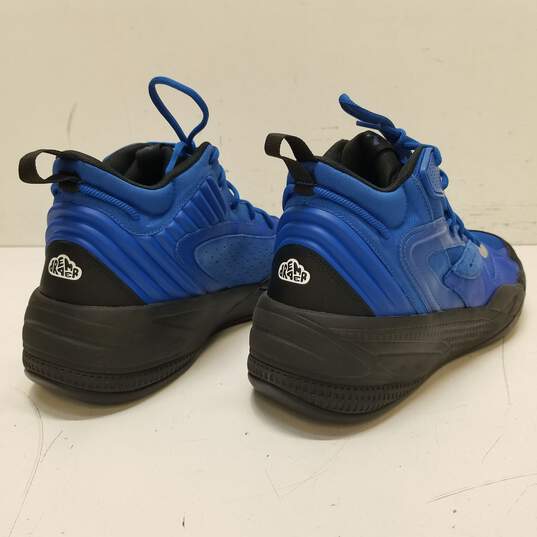 Puma LaMelo X J. Cole RS Dreamer Mid PE Blue Black Athletic Shoes Men's Size 12 image number 4