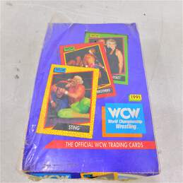 Vintage 1991 Impel WCW World Championship Wrestling Trading Cards Box