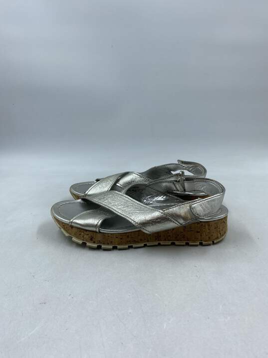 Prada Silver sandal Sandal Women 6 image number 2