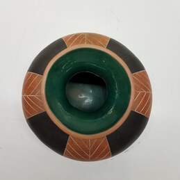 Vintage Handmade Pottery Geometric Designed Pot alternative image