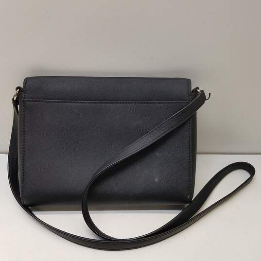 Kate Spade Saffiano Leather Crossbody Bag Black image number 7