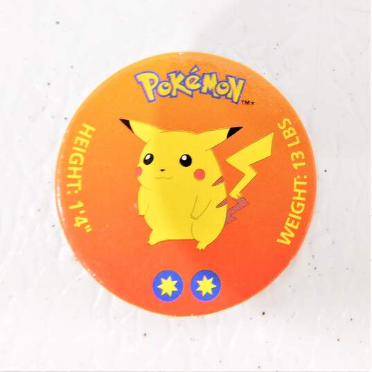 Pokemon Vintage Pikachu Nintendo Cardboard Pog Coin Lot of 3 image number 3