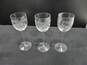 Bundle of 3 Hand Blown Romania Crystal Wine Glasses image number 1