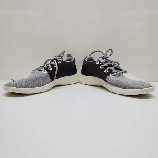 Allbirds Women's Wool Runner Patchwork Sneakers in Gray Scale/White Size 10 image number 3
