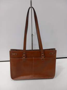 Patricia Nash Brown Leather Olivenza Tote Bag